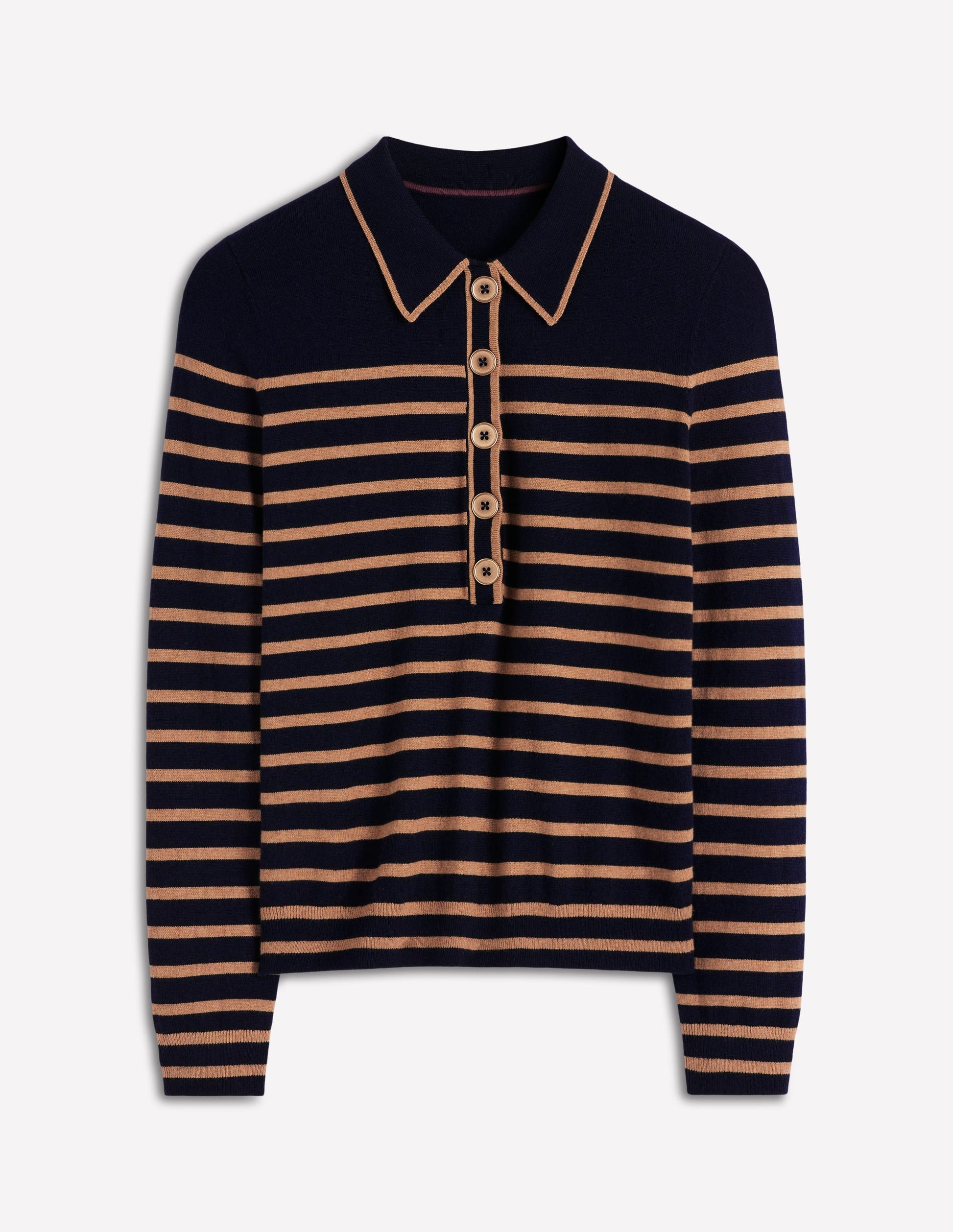 Liz Henley Jumper-Navy / Camel-6