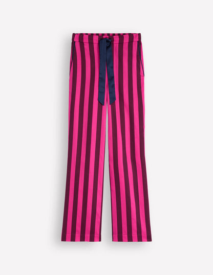 Cotton Pyjama Trousers-Pink Stripe-6