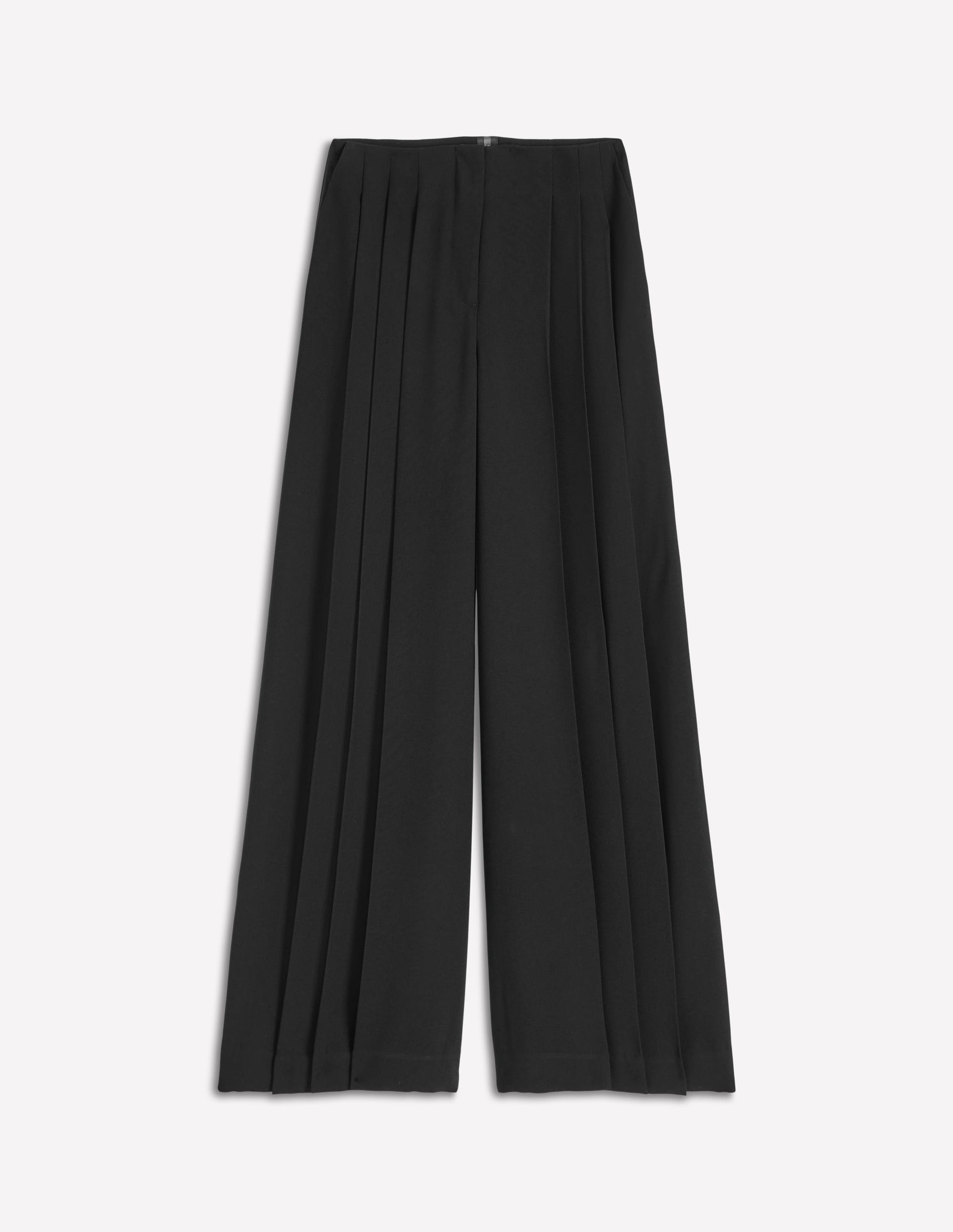 Regent Wide Leg Trousers-Black-6