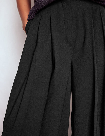 Regent Wide Leg Trousers-Black-2