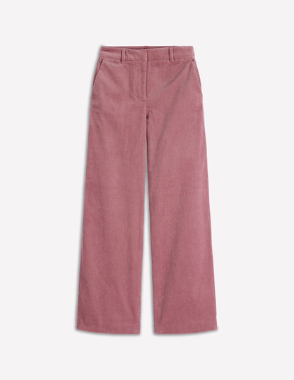 Belgravia Cord Trousers-Pink Heather-7