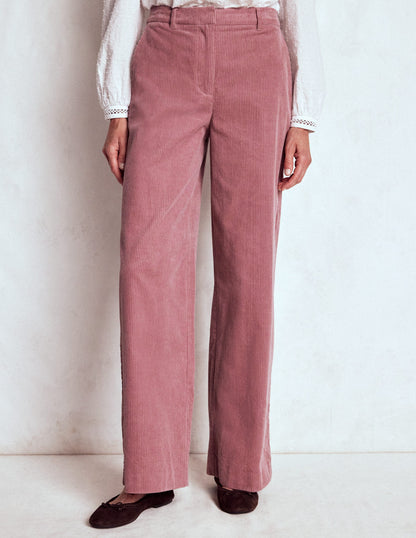 Belgravia Cord Trousers-Pink Heather-4