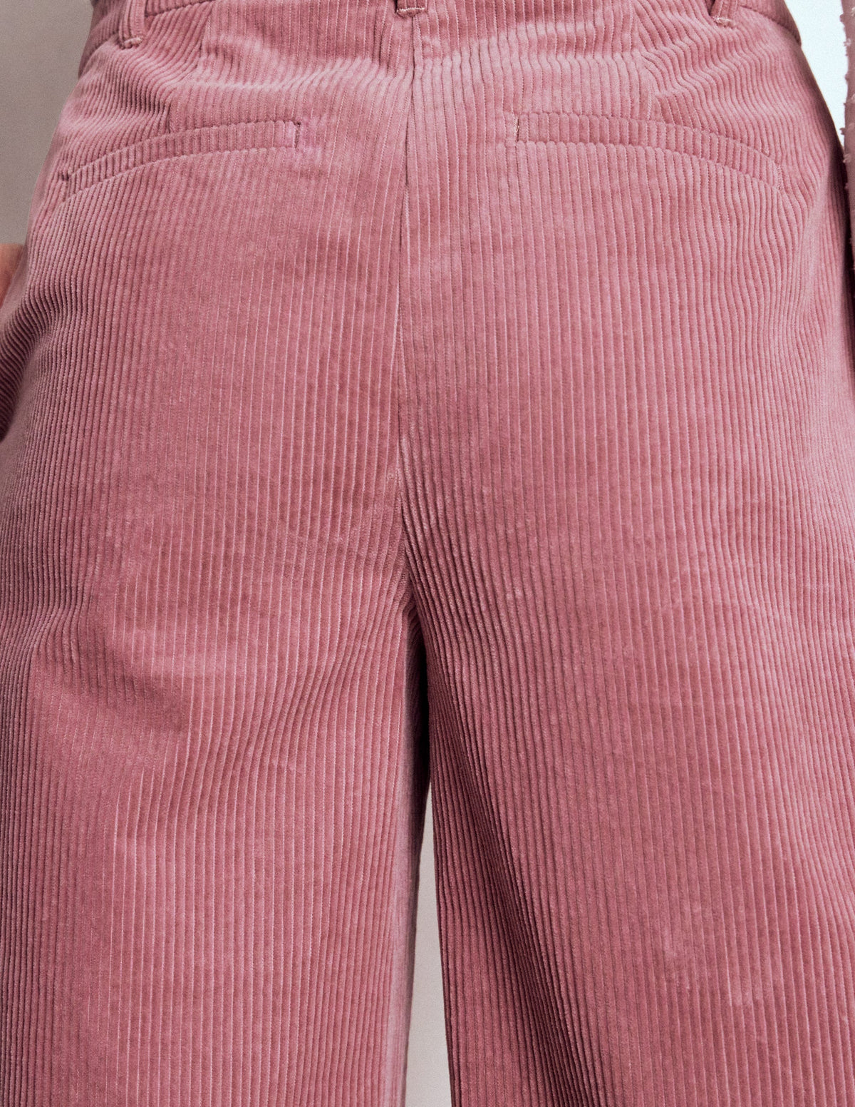 Belgravia Chunky Cord Trousers-Blushing Rose - Image 5