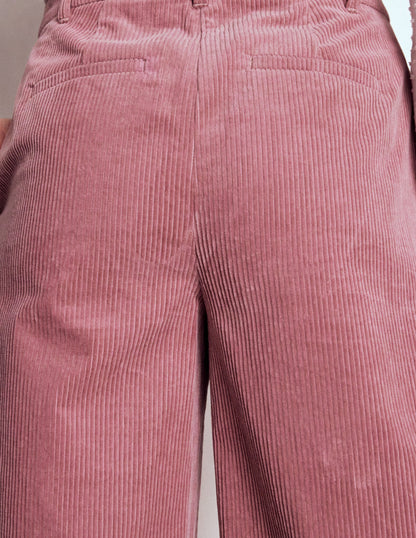 Belgravia Cord Trousers-Pink Heather-5