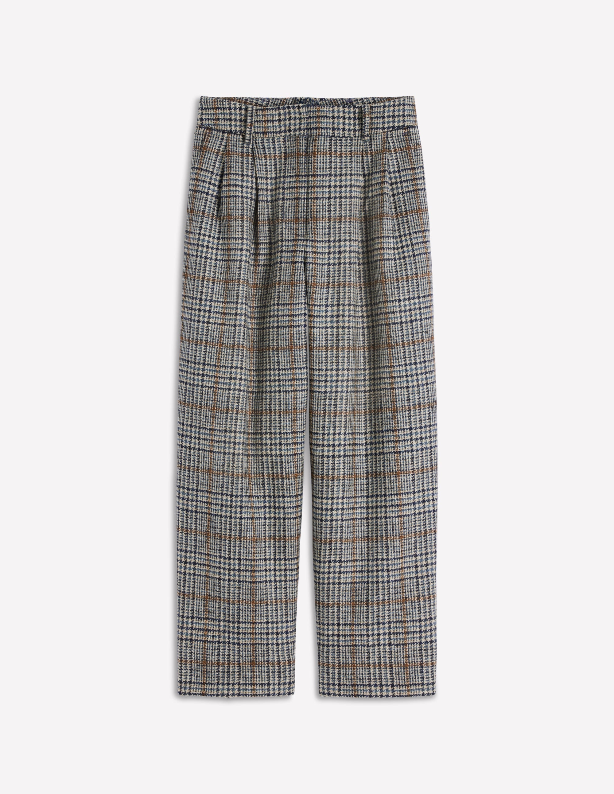 Bloomsbury Wool Trousers-Blue and Grey Prince of Wales - Image 8