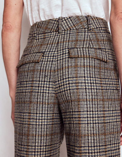 Bloomsbury Wool Trousers-Blue and Grey Prince of Wales-3