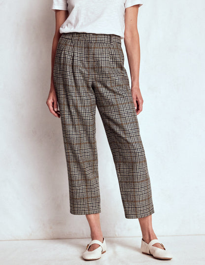 Bloomsbury Wool Trousers-Blue and Grey Prince of Wales-5
