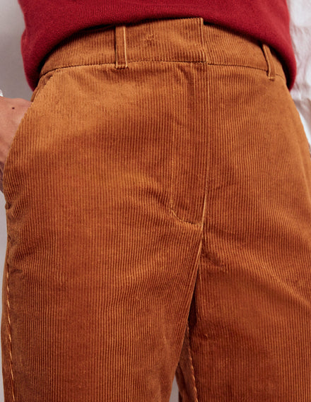 Canonbury Cord Trousers-Ginger