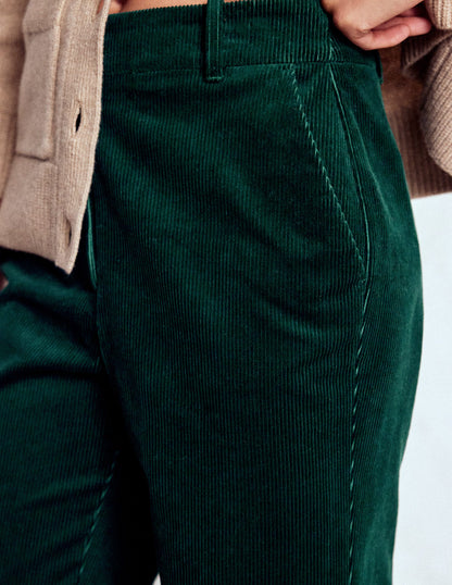 Canonbury Cord Trousers-Emerald Night-2
