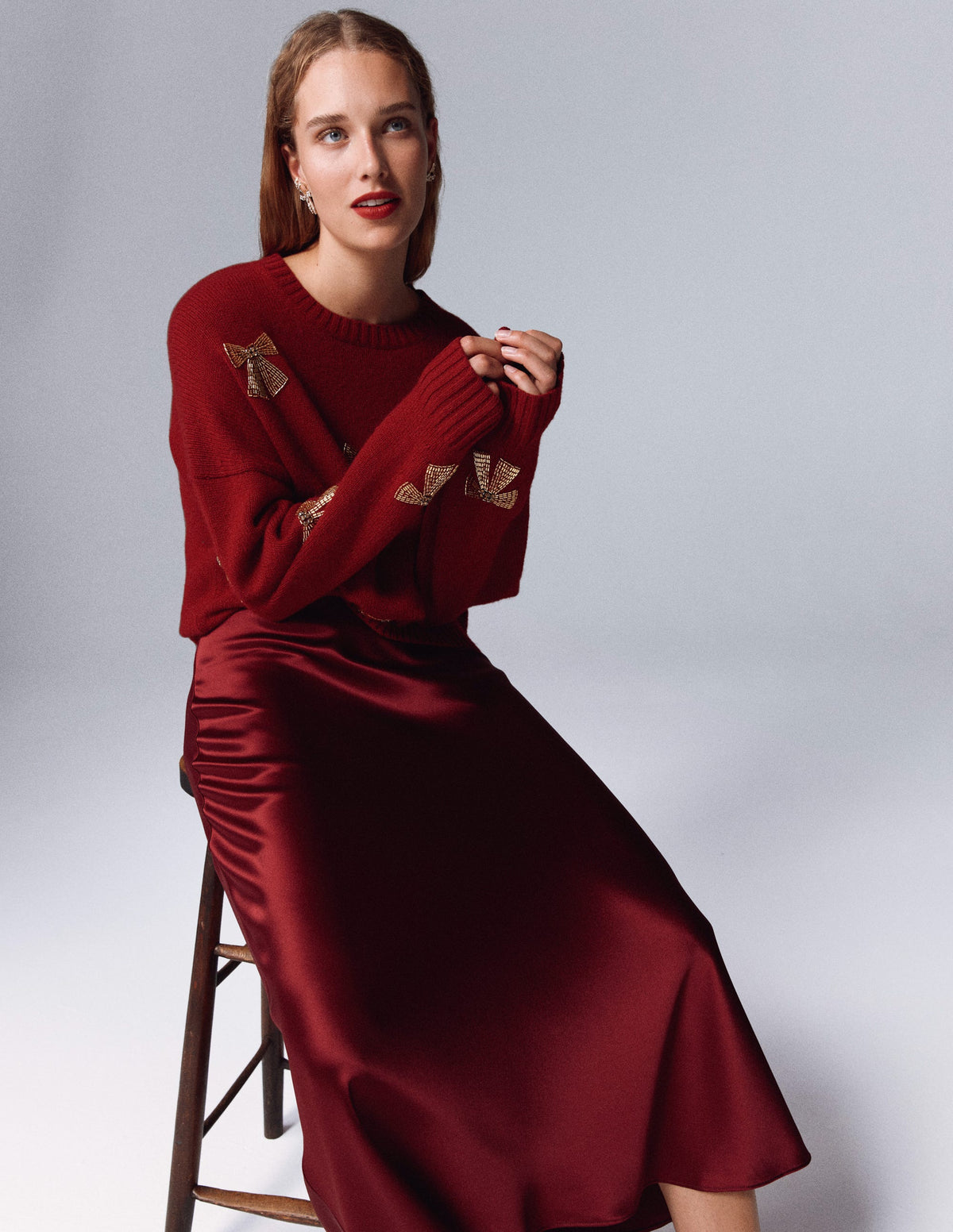 Bias Cut Slip Skirt-Port - Image 6