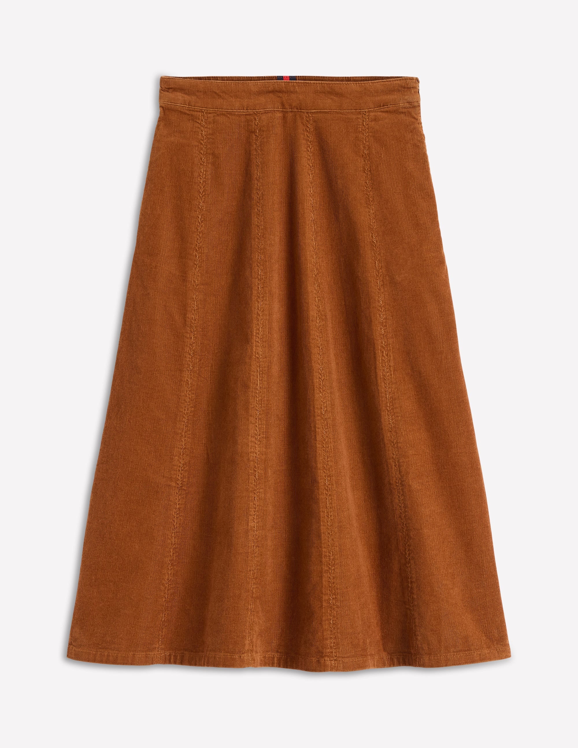 Joy Cord Midi Skirt-Ginger - Image 5