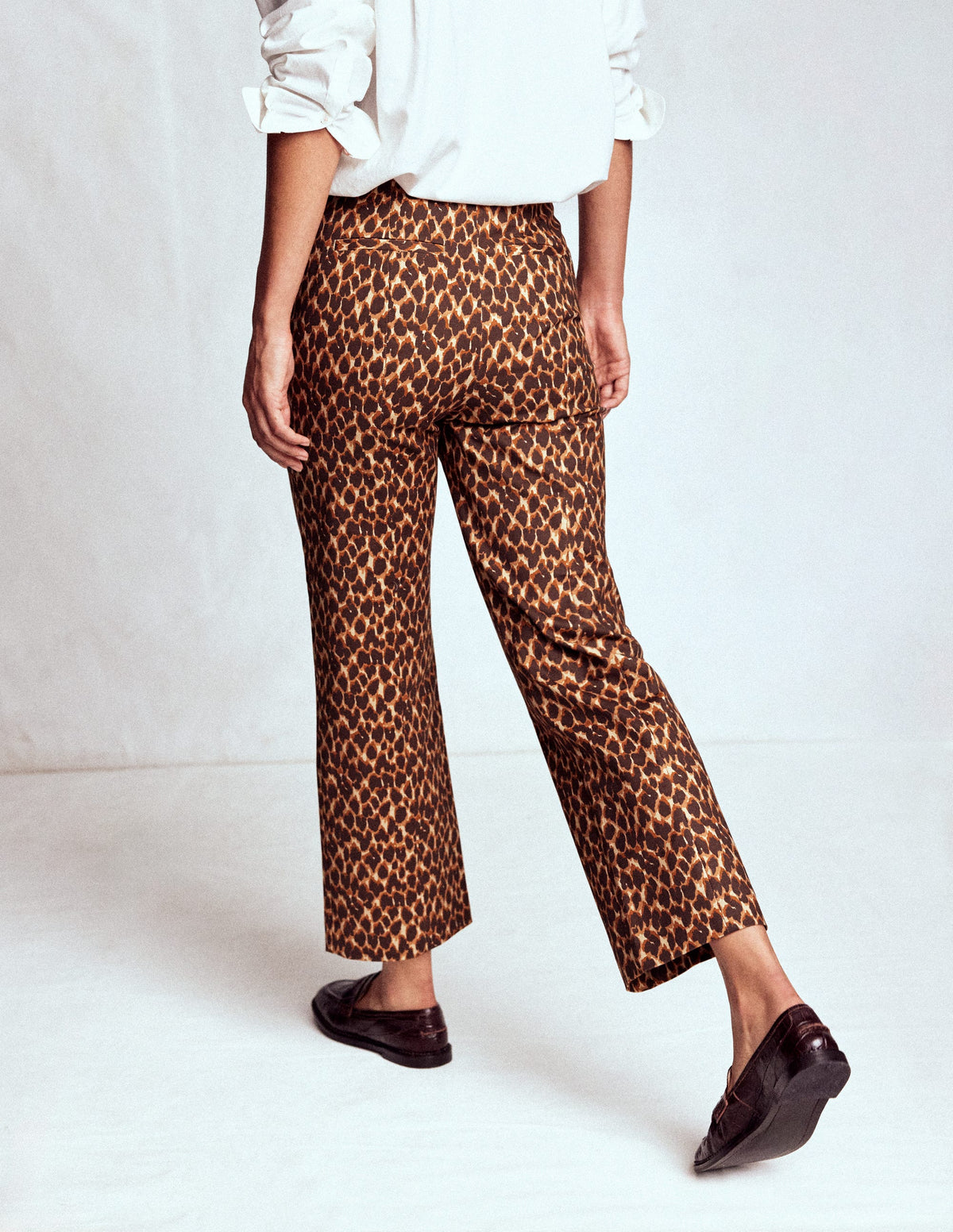 Smart 7/8 Trousers-Multi, Abstract Leopard - Image 3