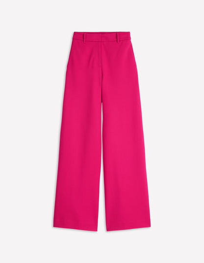 Belgravia Ponte Trousers-Vibrant Pink-7