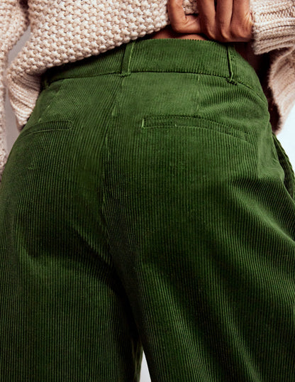 Kensington Cord Trousers-Green Fir-5