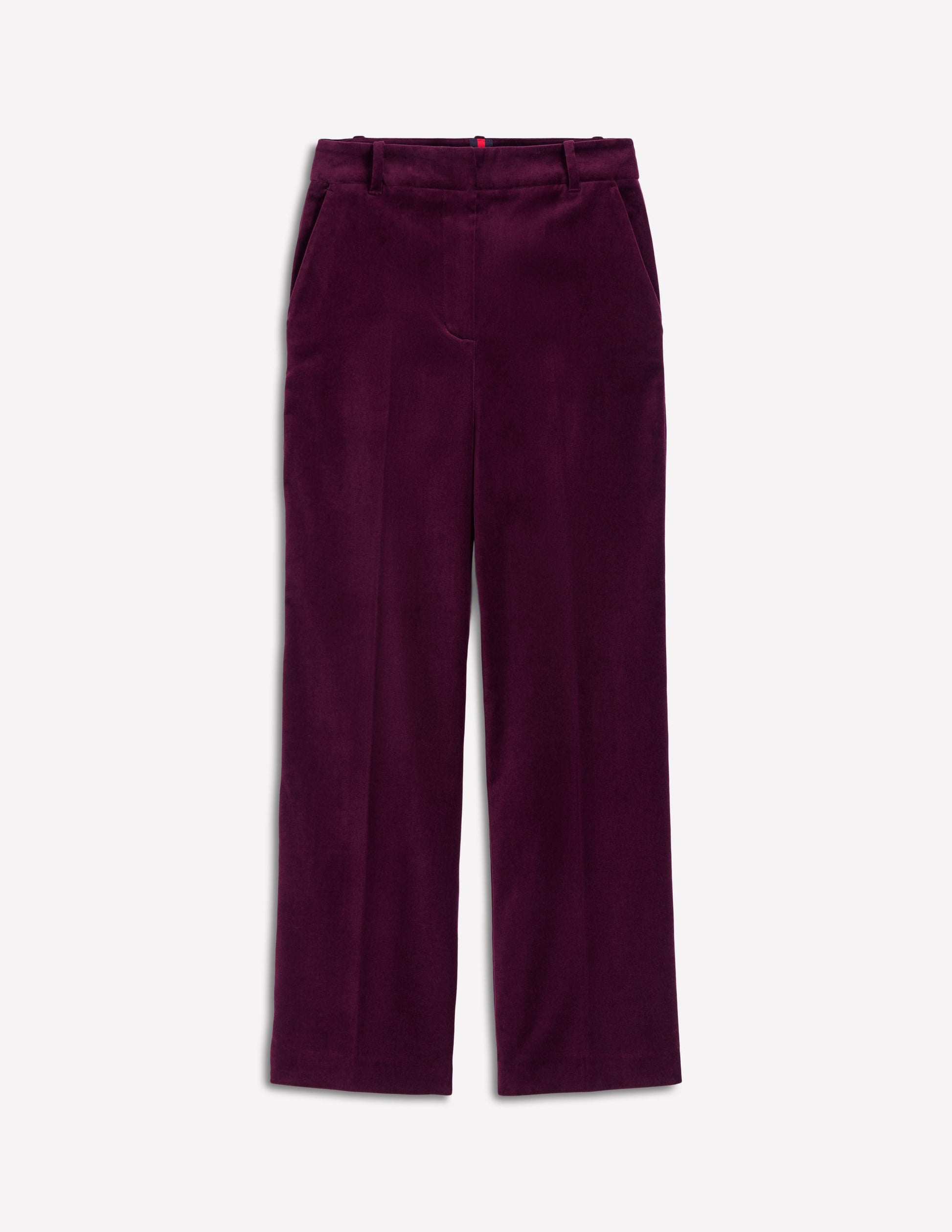 Canonbury Velvet Trousers-Dark Cherry-6