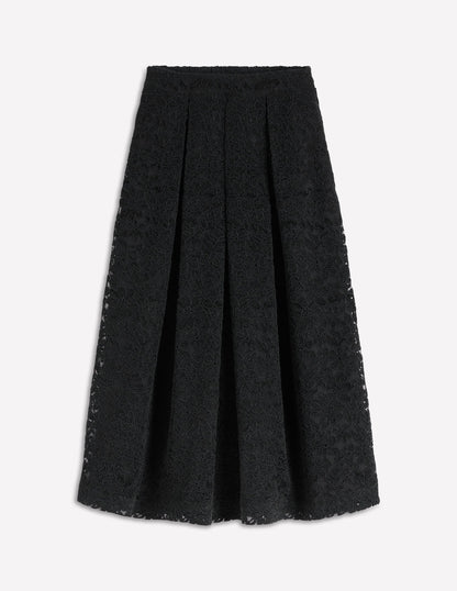 Verity Lace Midi Skirt-Black Lace-7