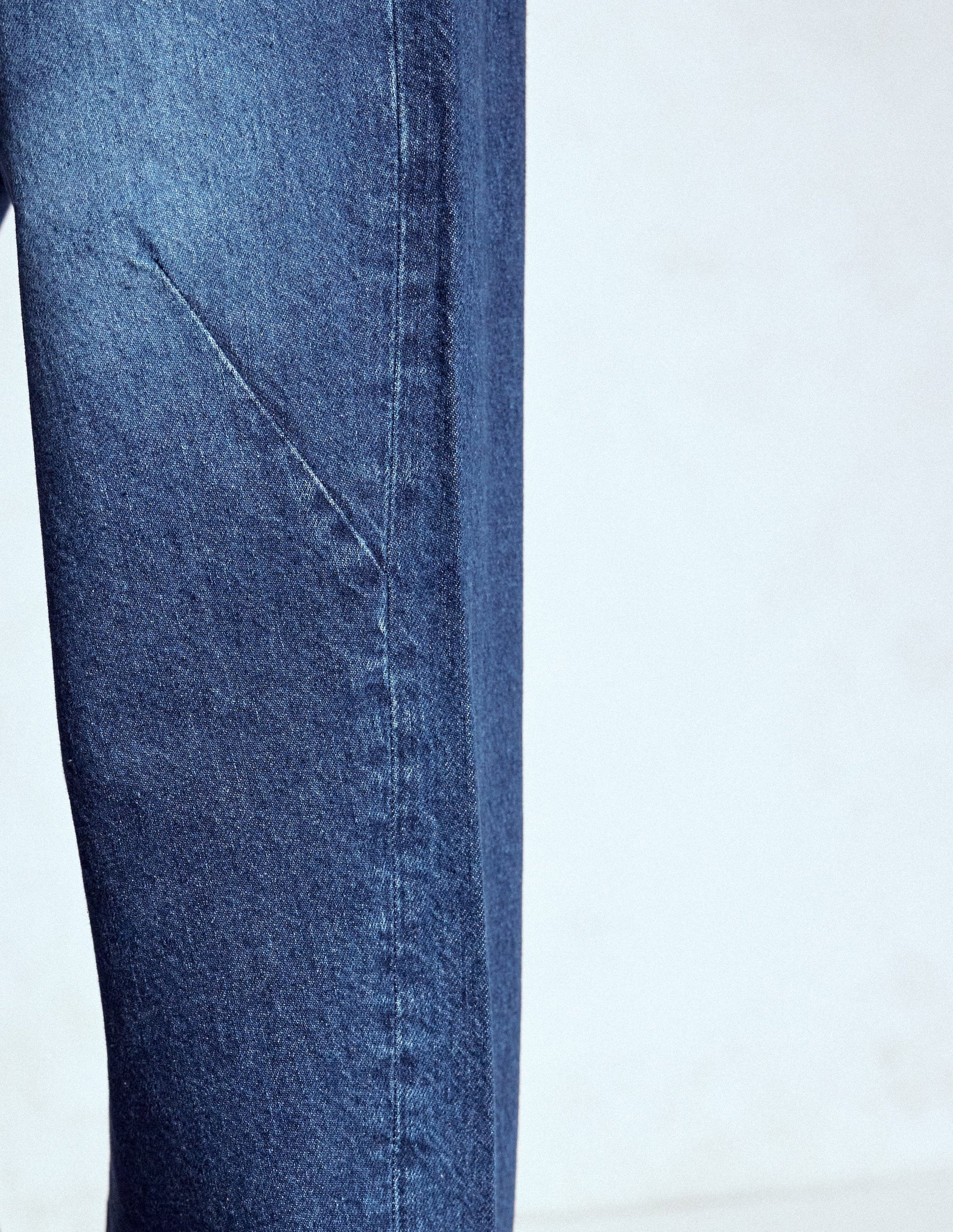 Full Length Barrel Leg Jeans-Dark Vintage-5