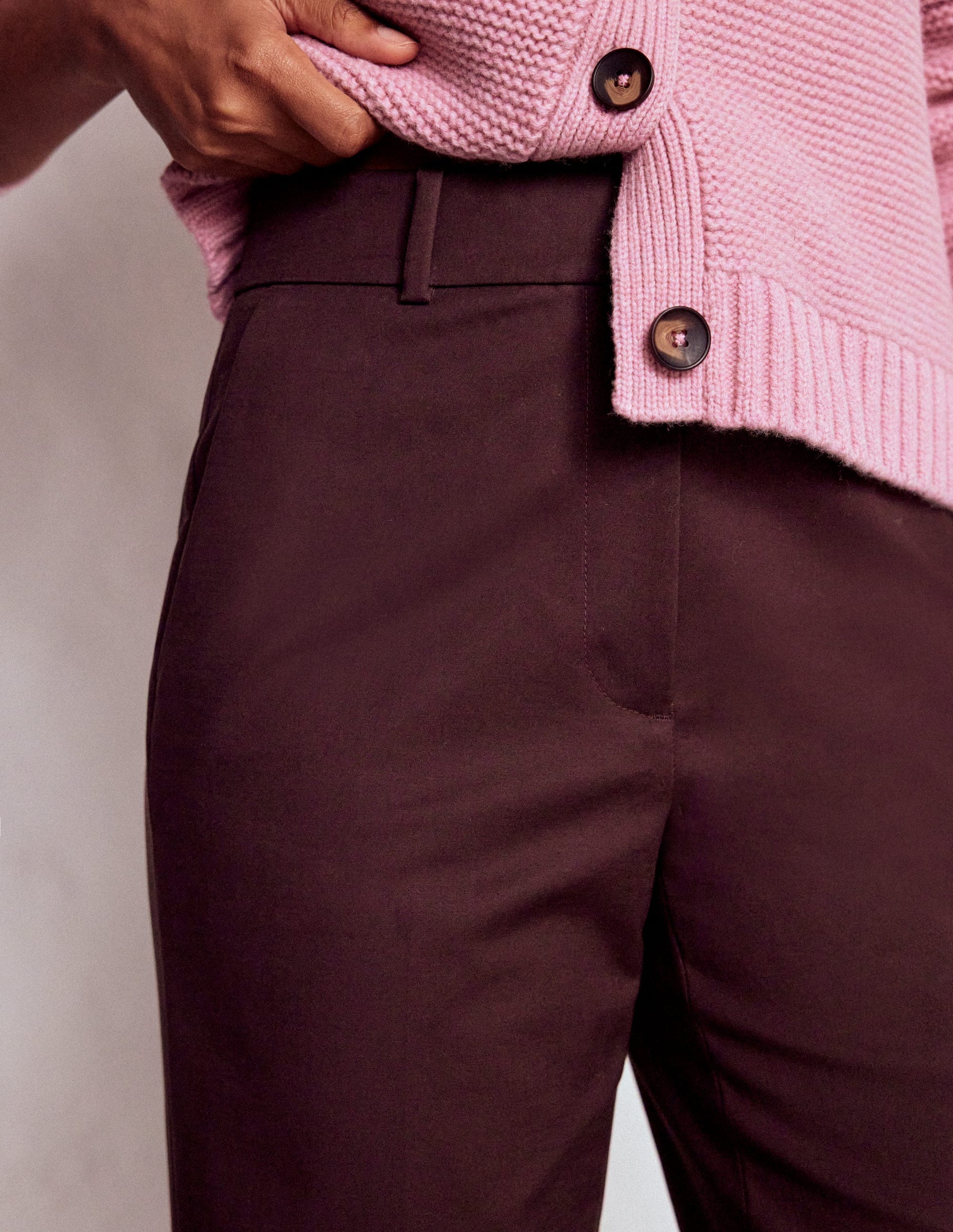 Canonbury 7/8 Trousers-Deep Aubergine-2