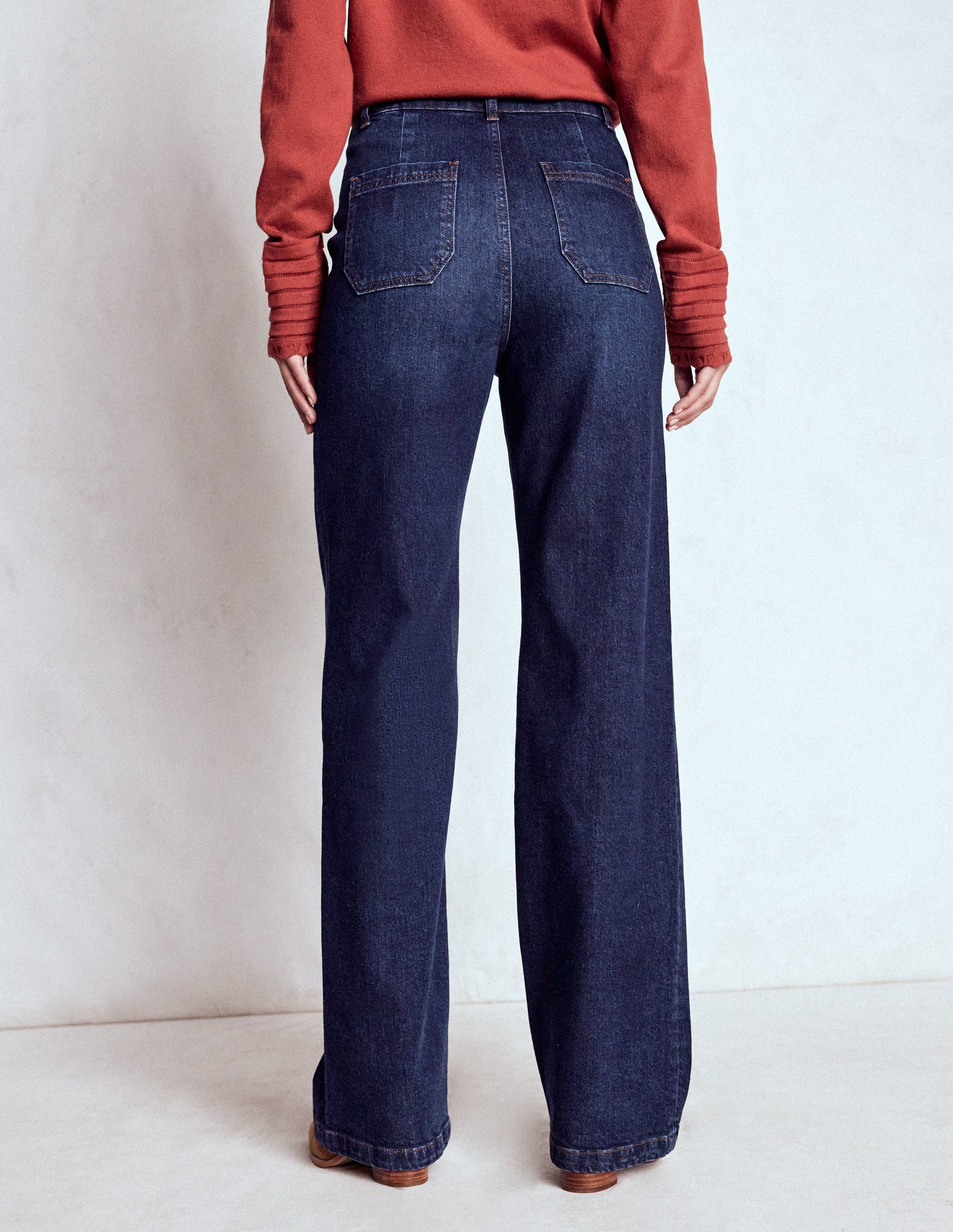 Straight Leg Pocket Jeans-Dark Vintage-3