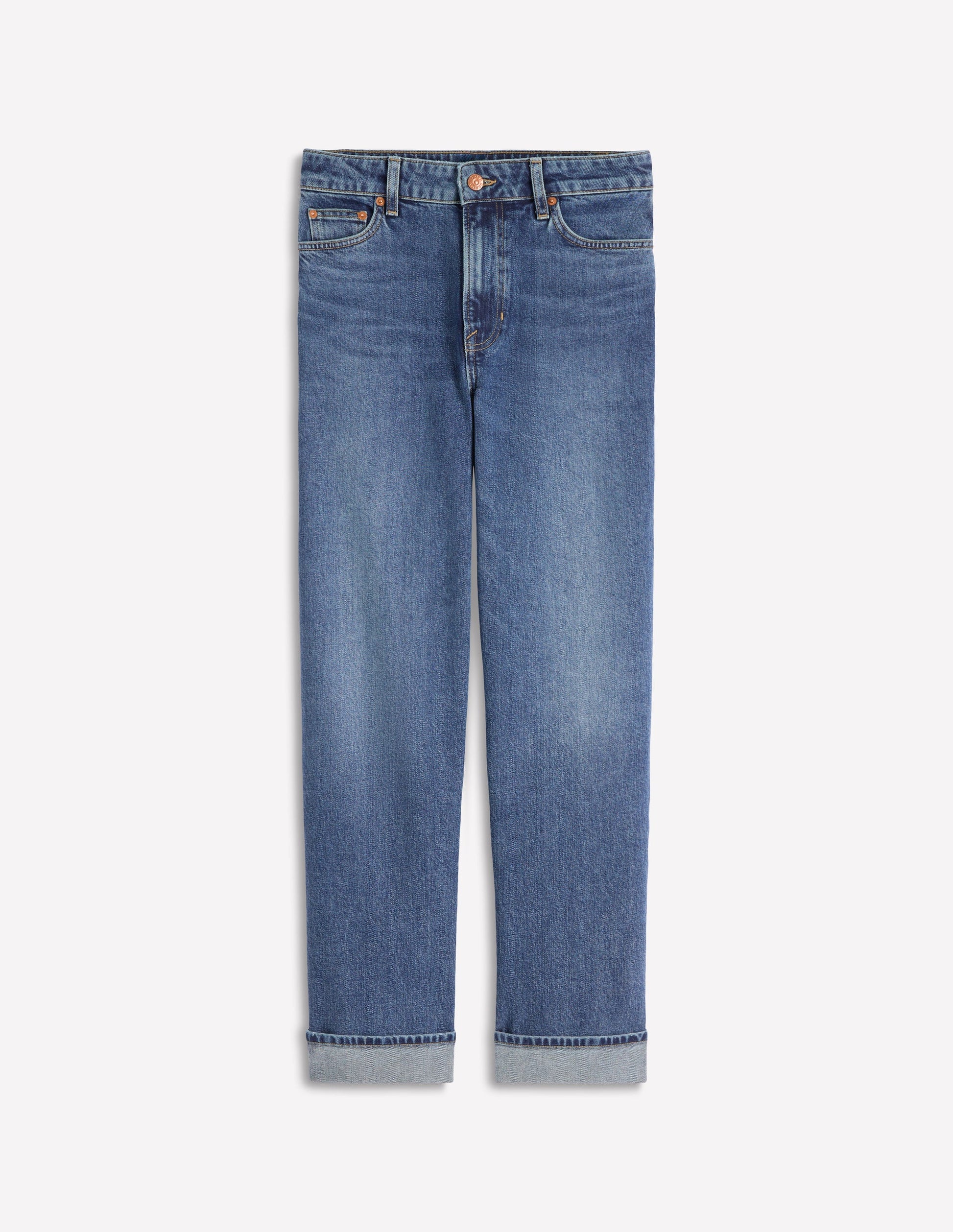 Mid Rise Stretch Jeans-Mid Vintage-7