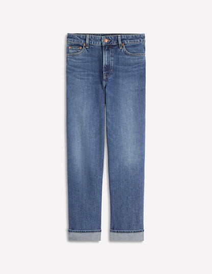 Mid Rise Stretch Jeans-Mid Vintage-7