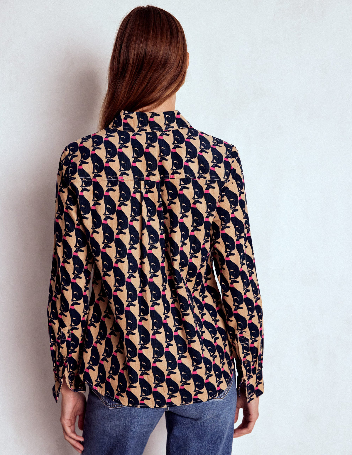 Sienna Cord Shirt-Safari, Cosy Greyhound - Image 5