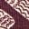 Sienna Cord Shirt-Rythmic Red, Ornate Stamp