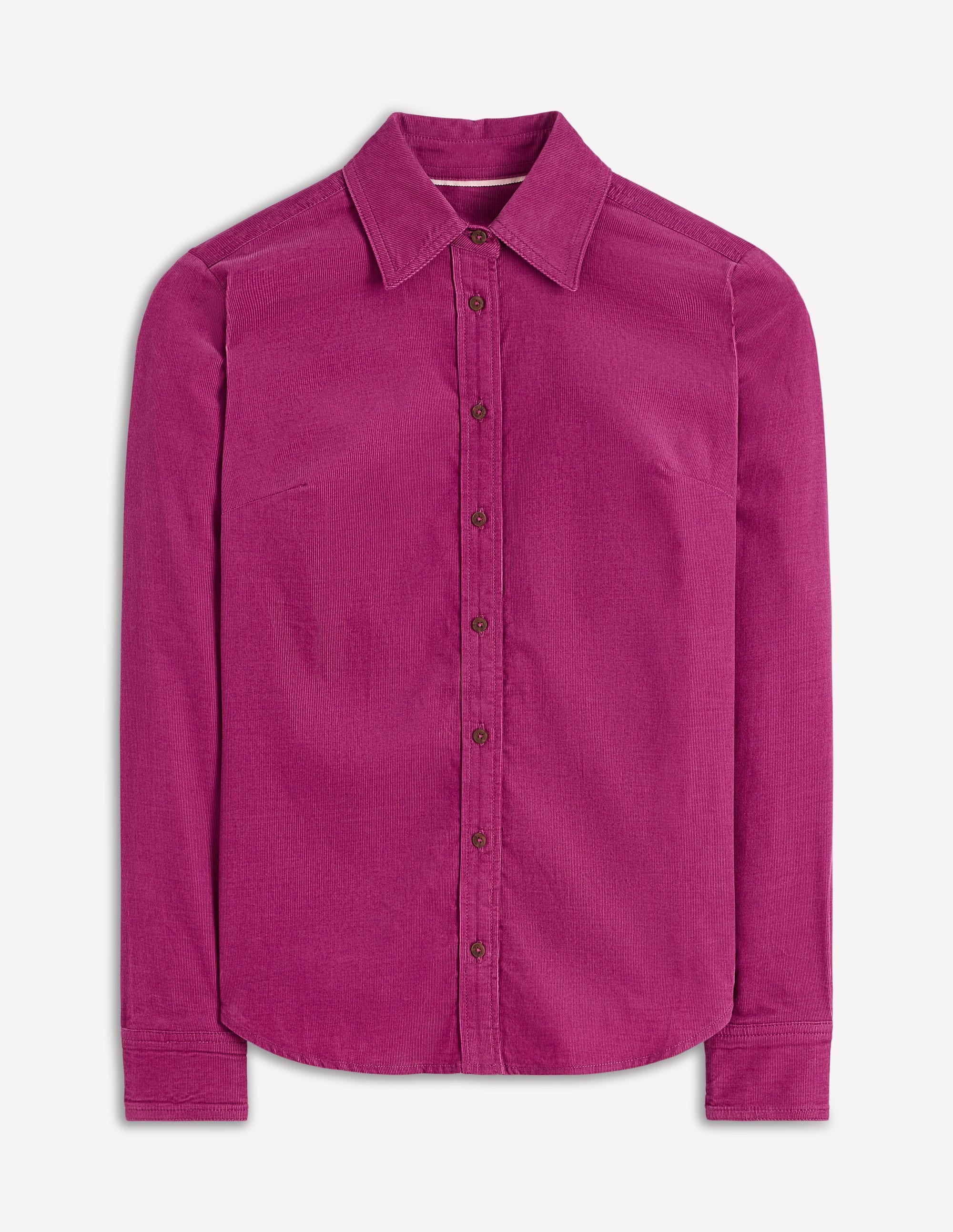 Sienna Cord Shirt-Rich Magenta - Image 4