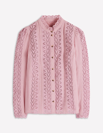 Savannah Broderie Top-Iris Pink-6