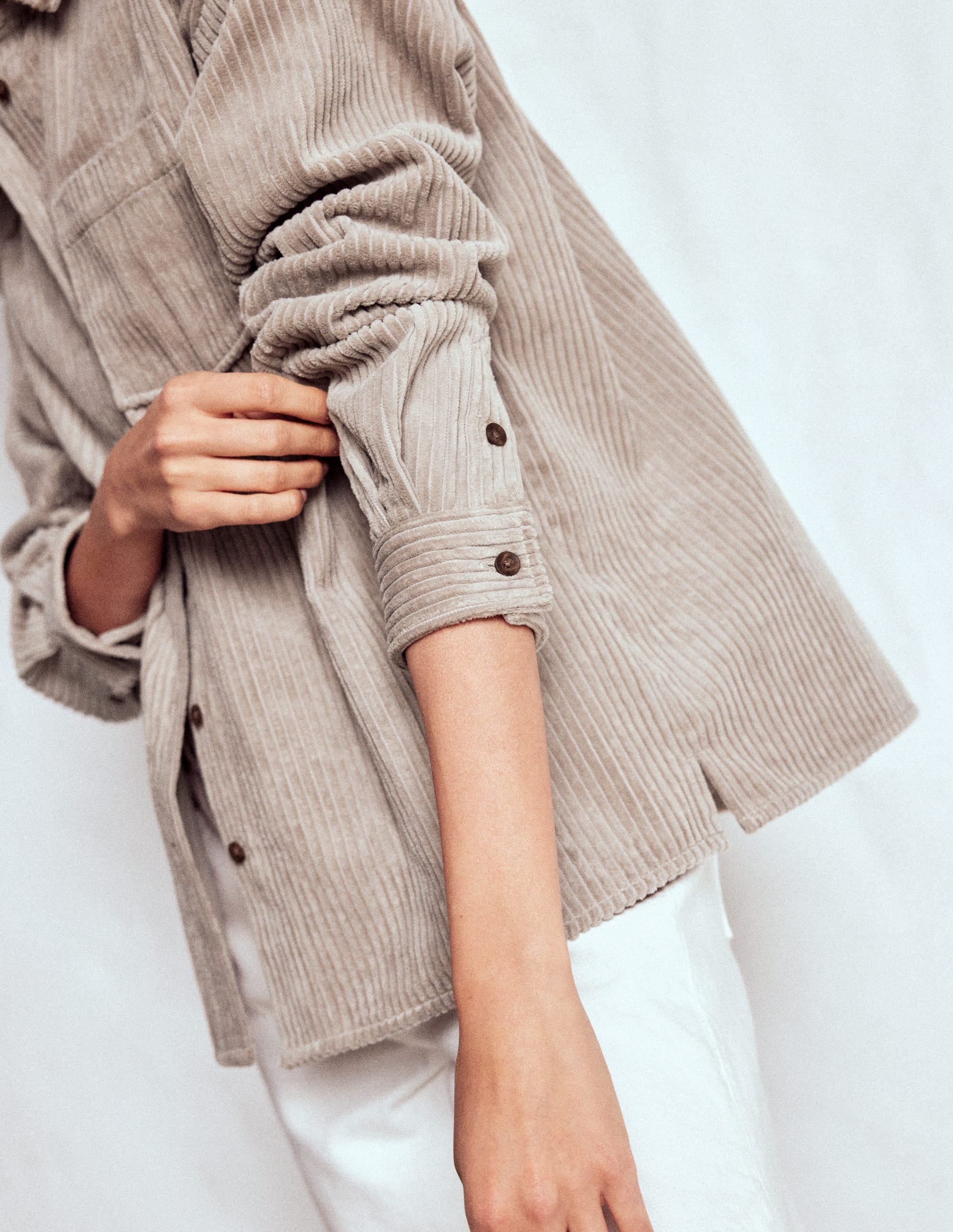 Cord Overshirt-Nutmeg - Image 2