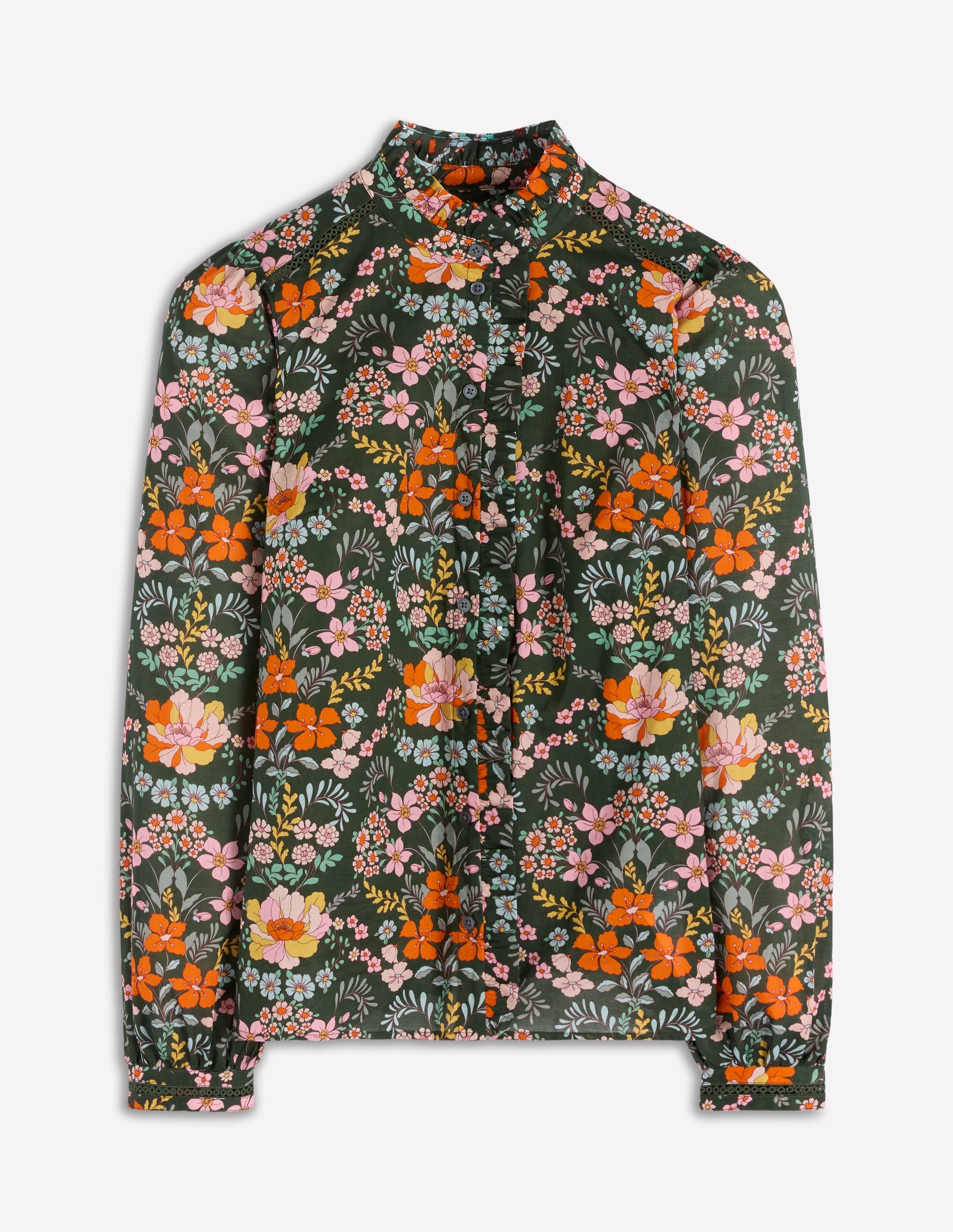 Helena Cotton Top-Forest, Flourishing Garden - Image 6