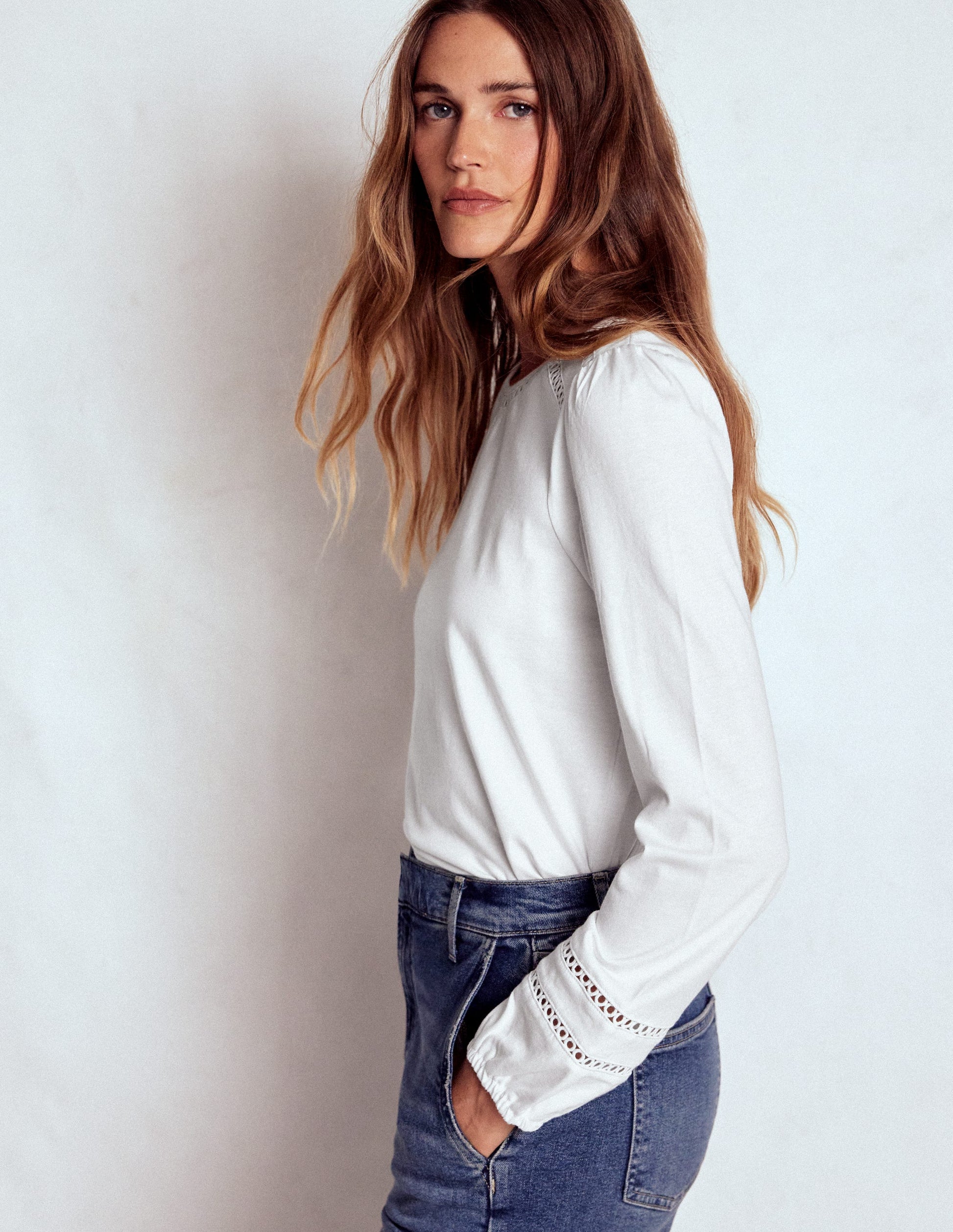 Flo Trim Detail Top-White-2