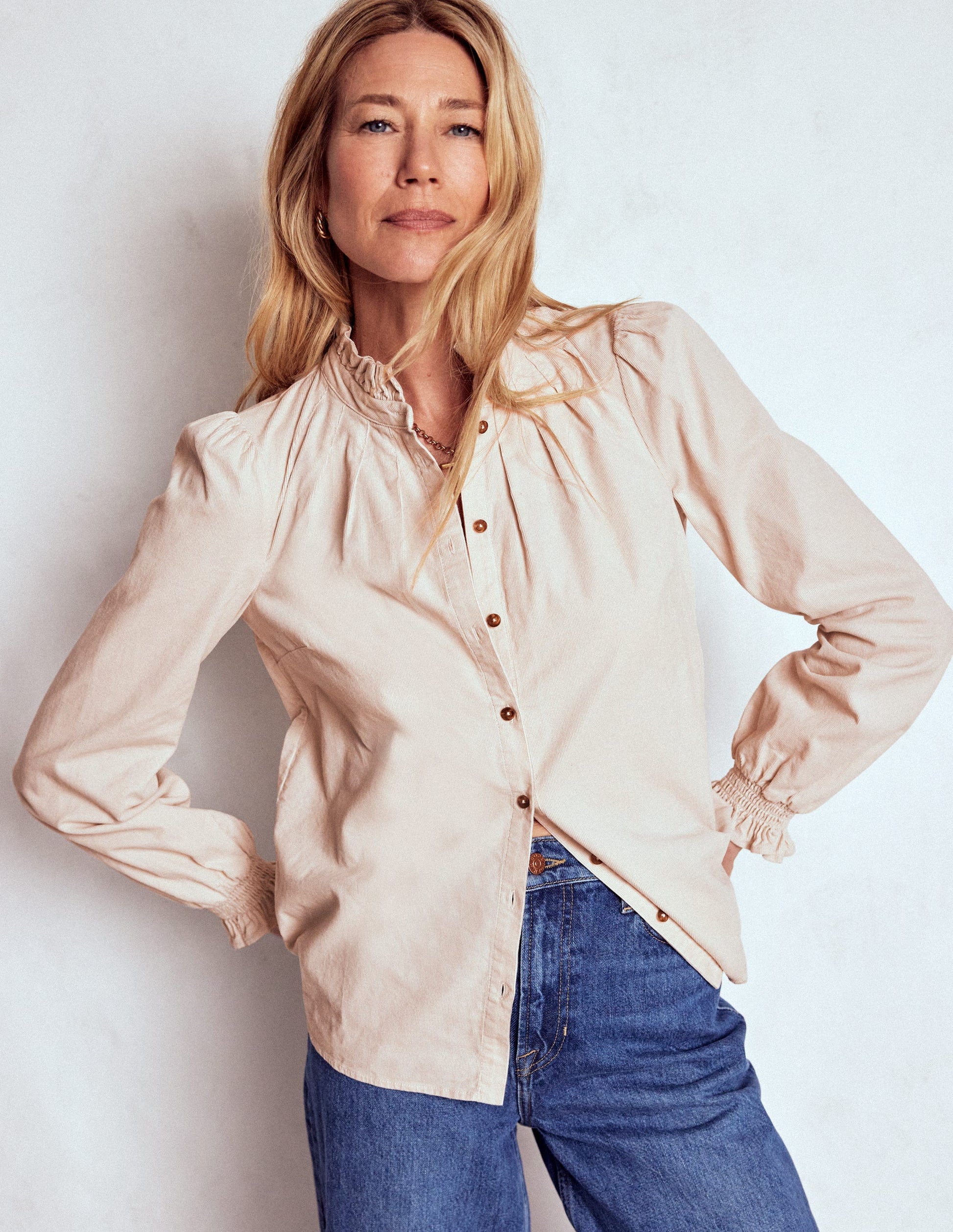 Lorna Cord Top-Almond Milk-4