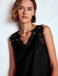 Ara Silk Blend Lace Cami-Black