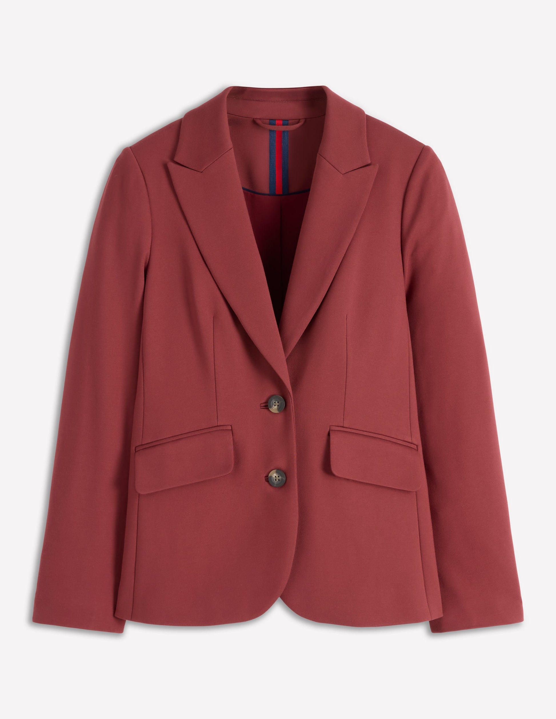 Marylebone Ponte Blazer-Chestnut-6