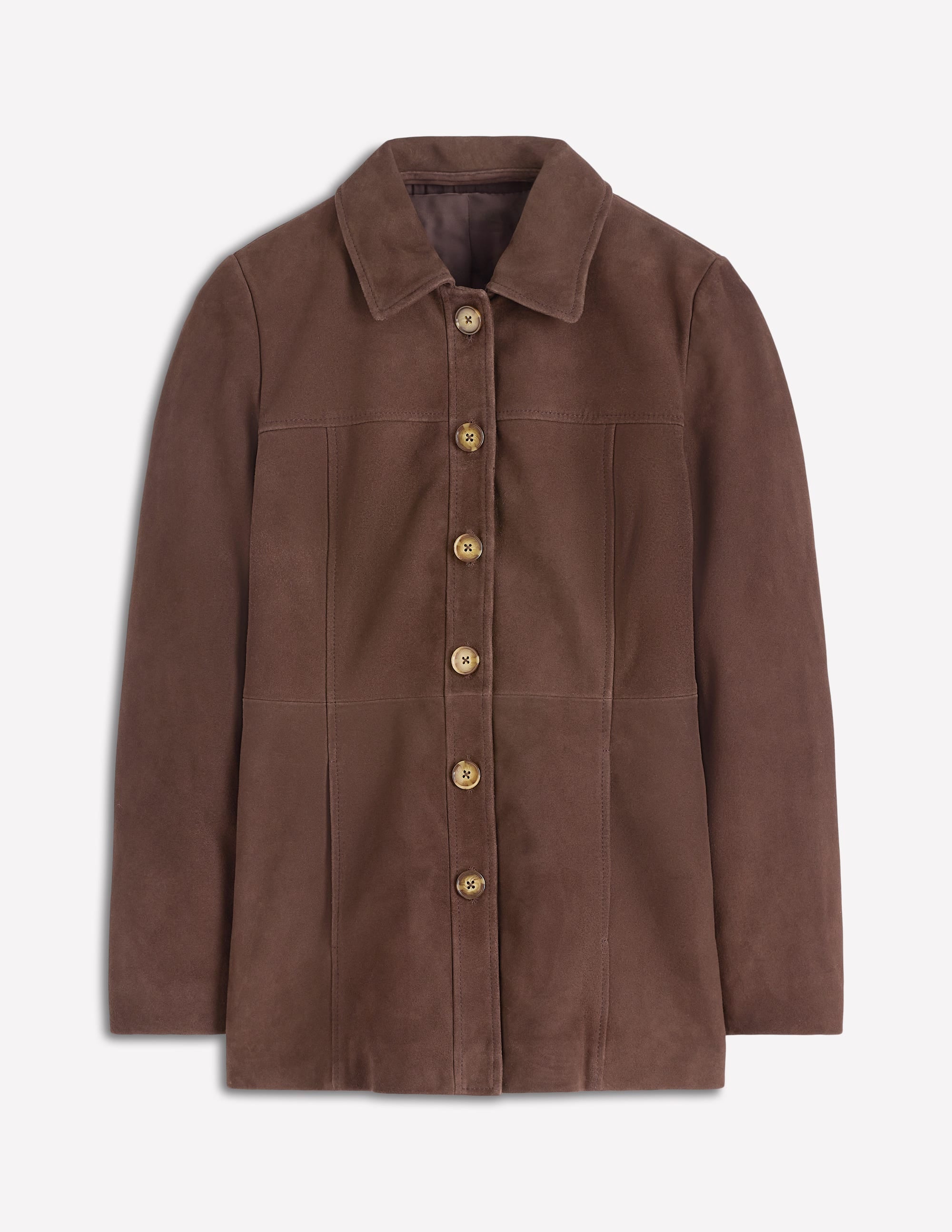 Suede Jacket-Dark Chocolate - Image 6