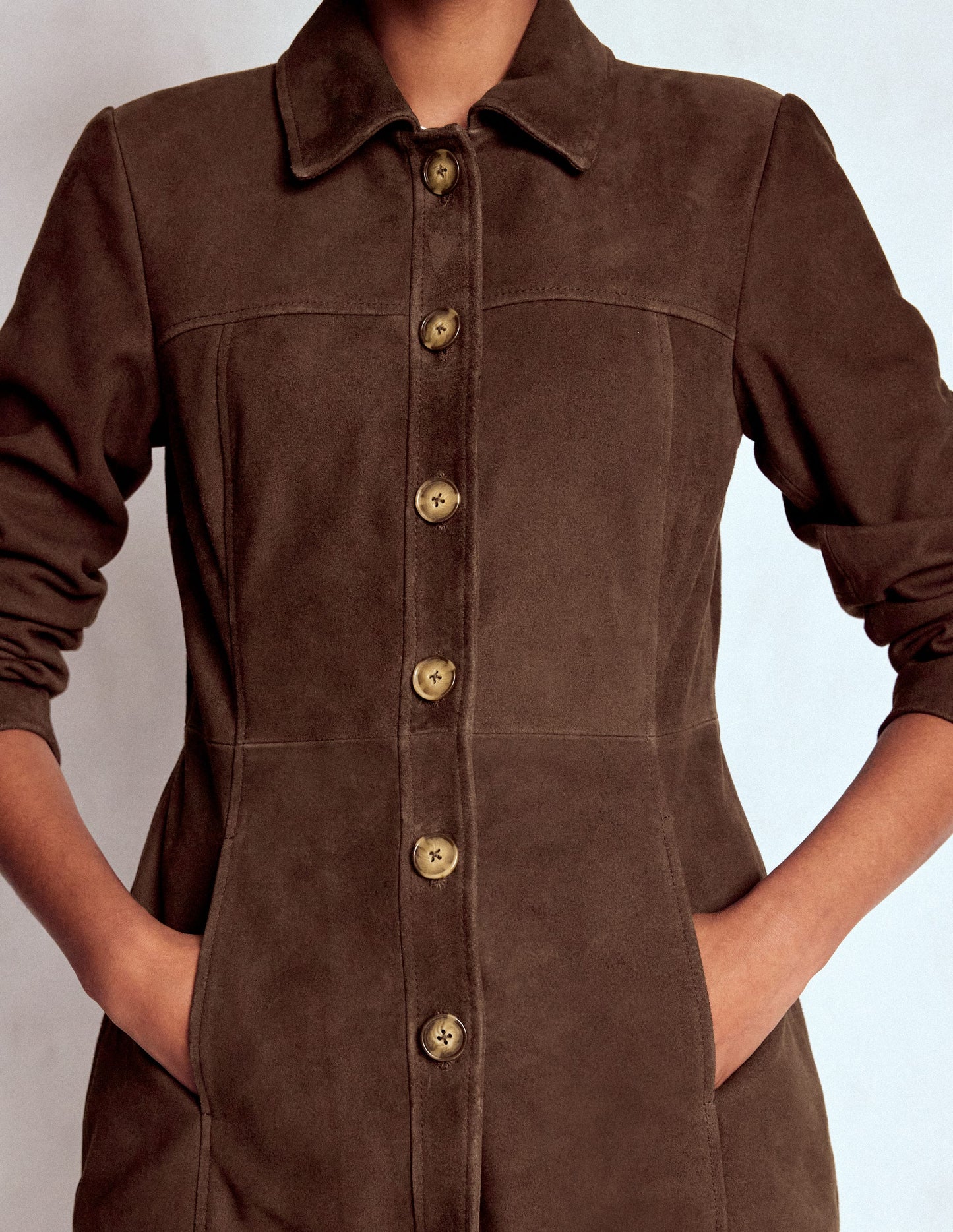 Suede Jacket-Dark Chocolate