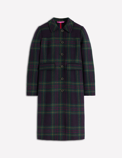 St Albans Coat-Navy & Green Tonal Check-6