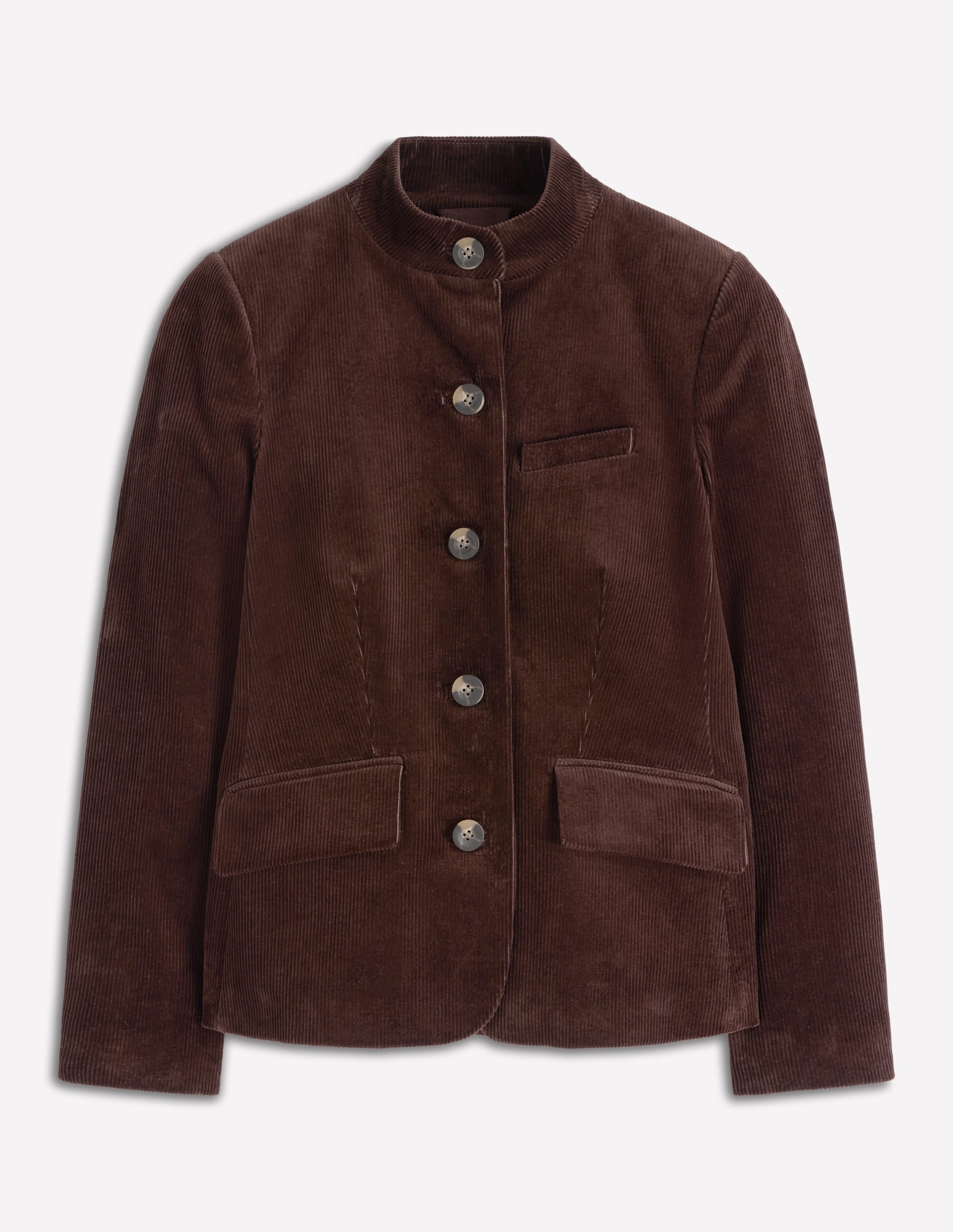 Military Cord Jacket-Espresso - Image 5