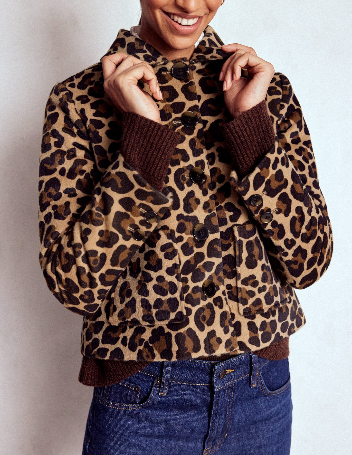 Knightsbridge Jacket-Leopard