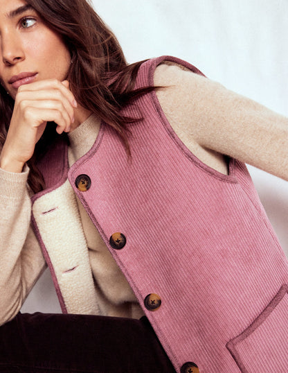Clerkenwell Reversible Gilet-Light Pink, Natural-4