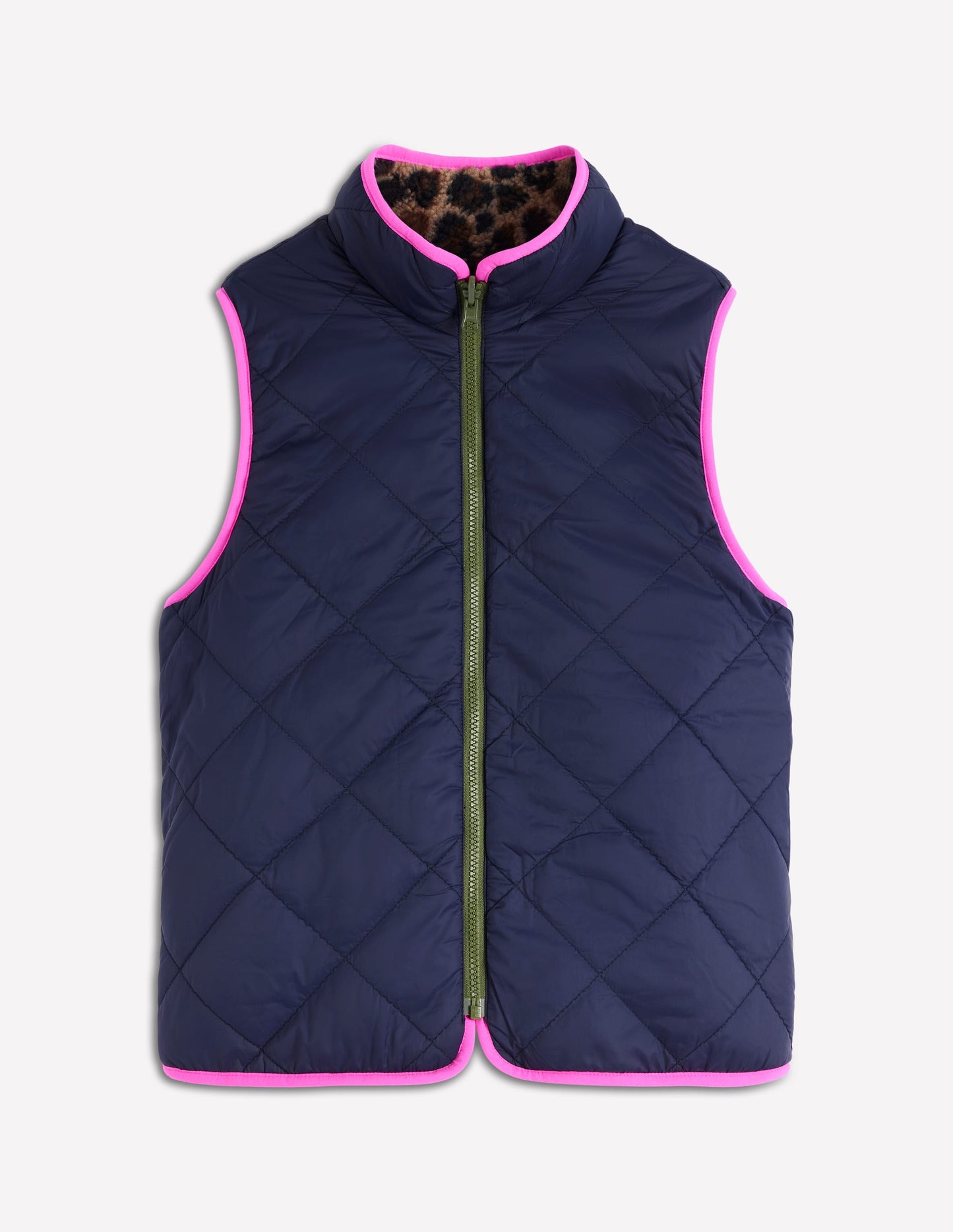 4-In-1 Hooded Parka-Green, Navy, Leopard Borg