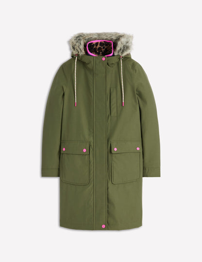 4-In-1 Hooded Parka-Green, Navy, Leopard Borg-7