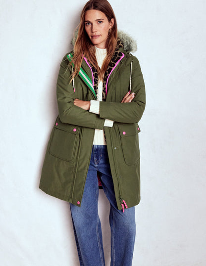 4-In-1 Hooded Parka-Green, Navy, Leopard Borg-3
