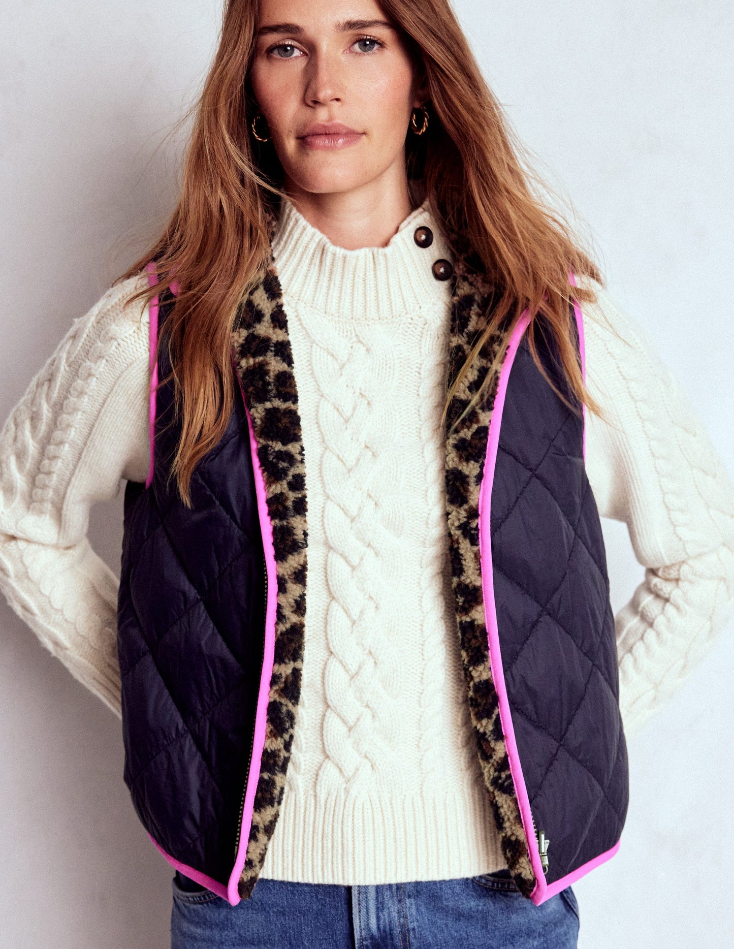 4-In-1 Hooded Parka-Green, Navy, Leopard Borg