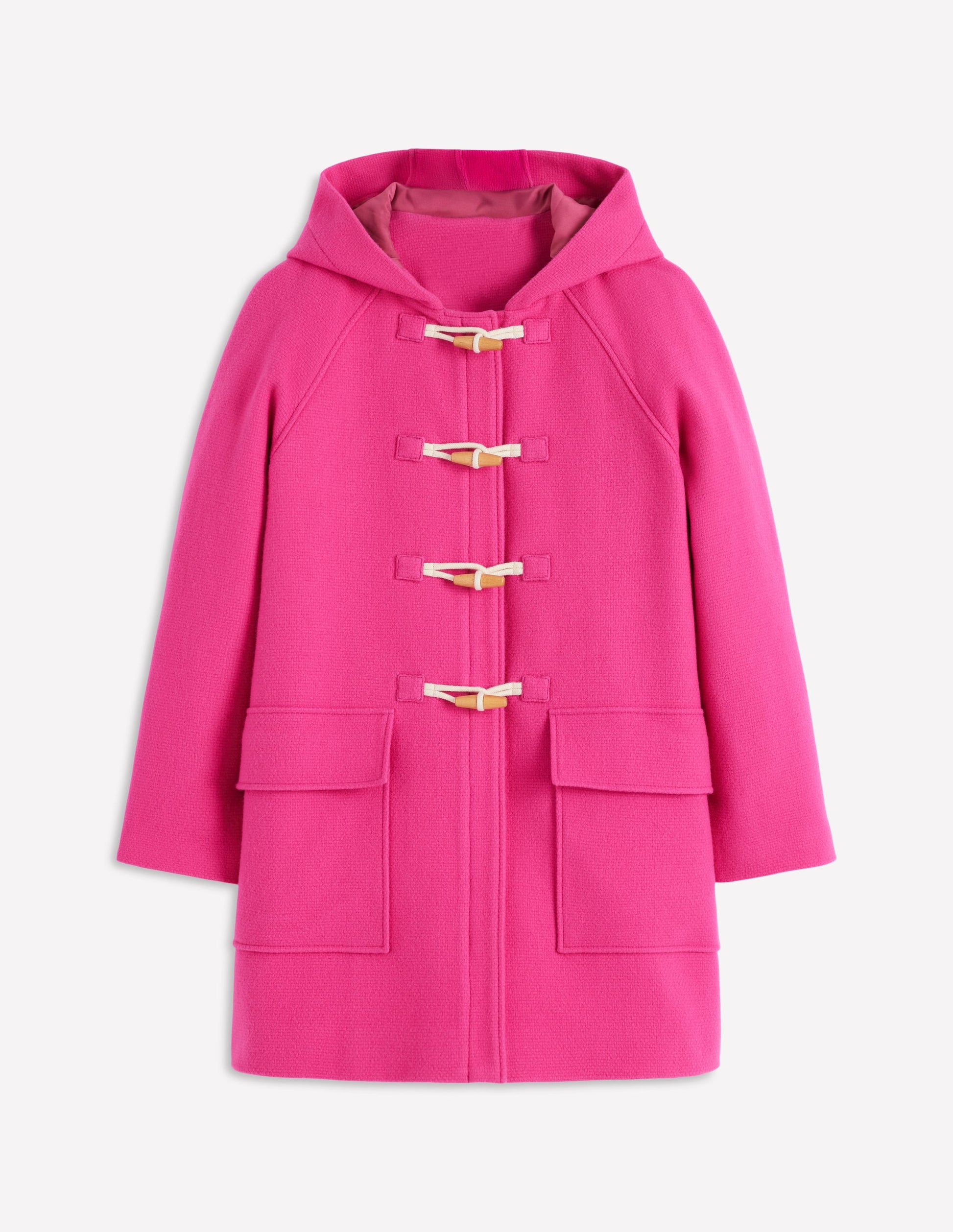 Swing Duffle Coat-Pink Peony-7