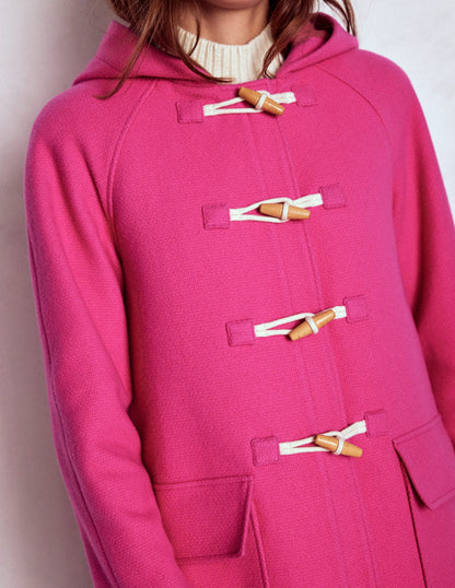 Swing Duffle Coat-Pink Peony-3
