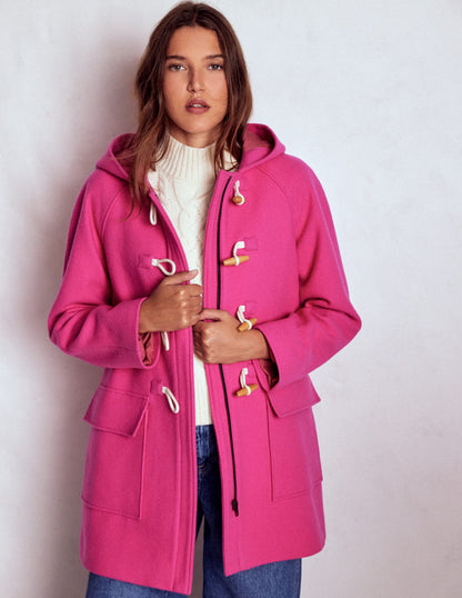 Swing Duffle Coat-Pink Peony-5