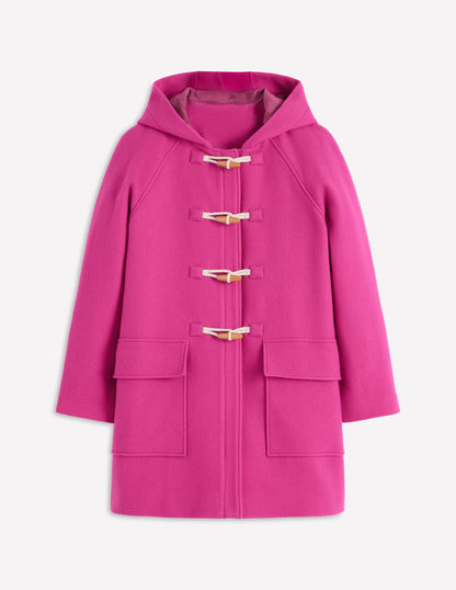 Swing Duffle Coat-Pink Peony-7