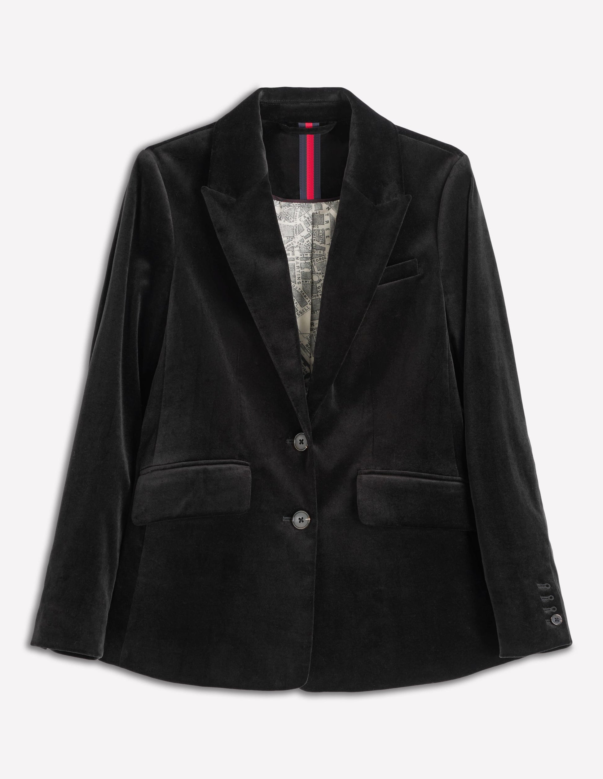 Stamford Velvet Blazer-Black-7